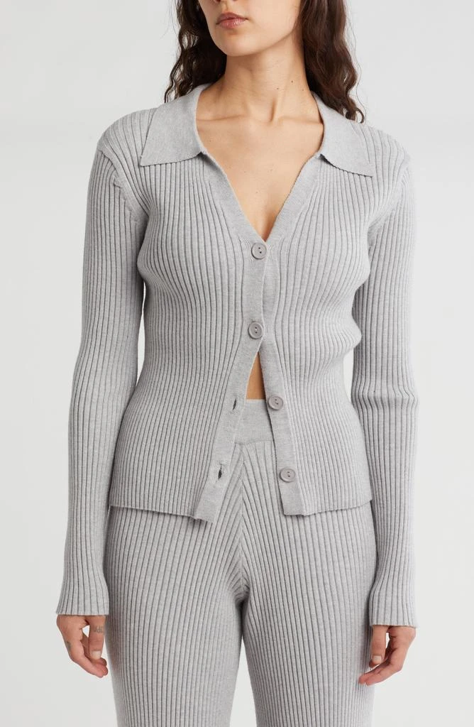 Honeydew Intimates Unwind Long Sleeve Button-Up Lounge Top 1