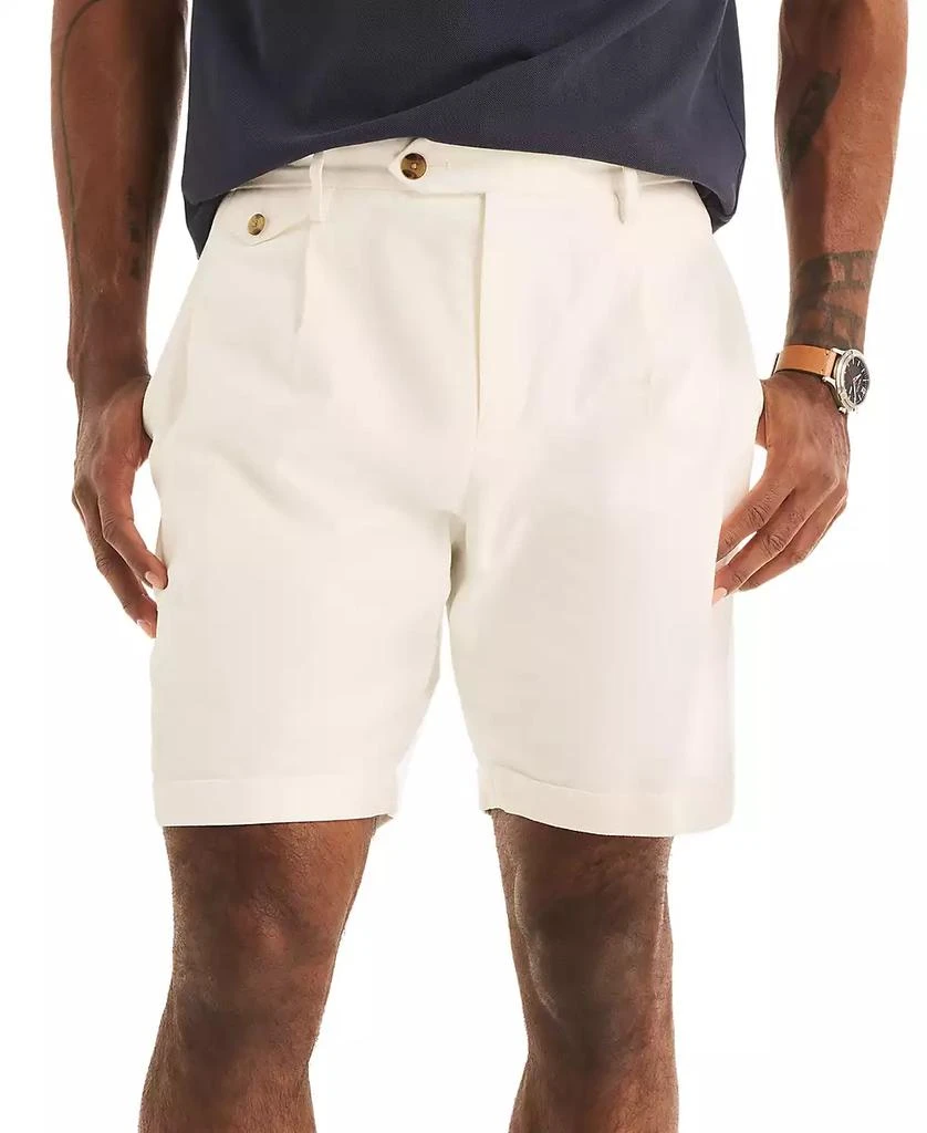 Nautica Men's Miami Vice Classic-Fit Stretch Pleated 8-1/2" Shorts 1