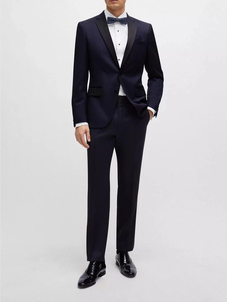 Hugo Boss Tuxedo Trousers in Virgin-Wool Serge 6