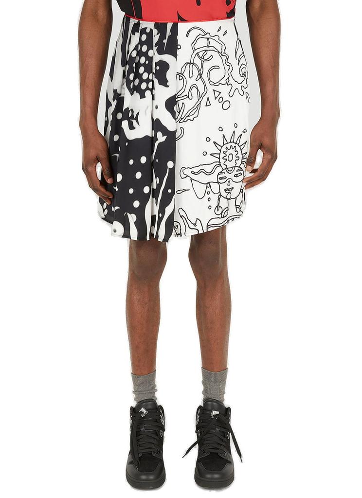 Honey Fucking Dijon Honey Fucking Dijon Fluid Asymmetric Satin Skirt