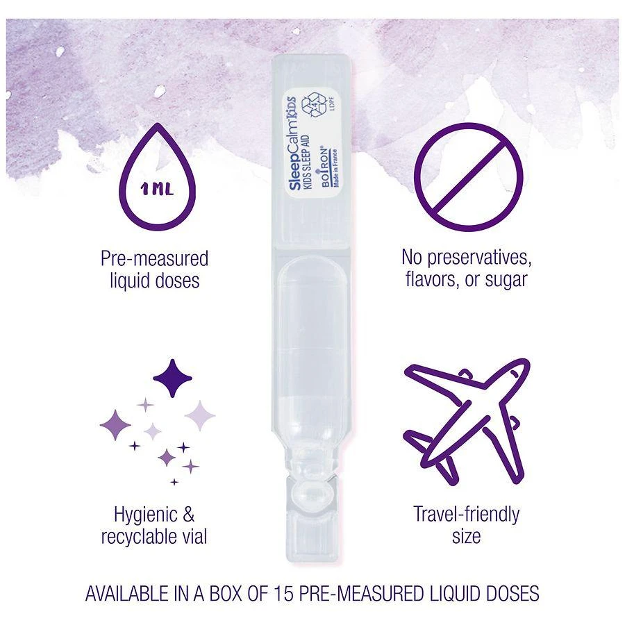 Boiron SleepCalm Kids Liquid Doses Sleep Aid-Melatonin-Free and Non Habit-Forming 5
