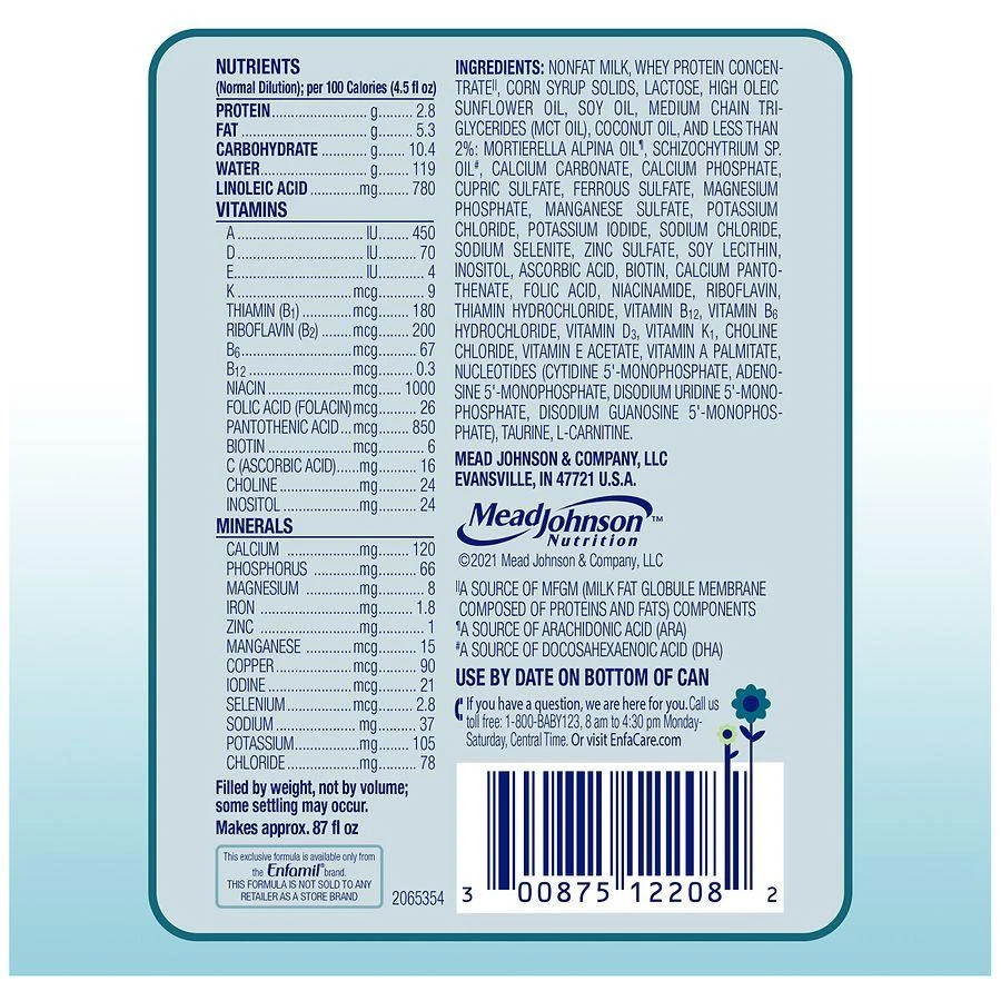 Enfamil Enfacare Premature Infant Formula Milk Based With Iron 4