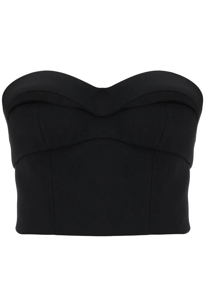 Versace padded cup bustier top with 1