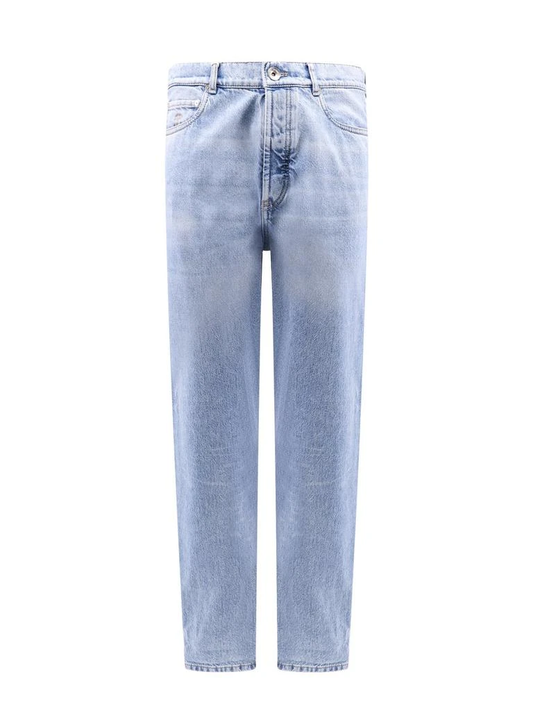 Brunello Cucinelli Brunello Cucinelli Logo Patch Mid-Rise Jeans from Cettire