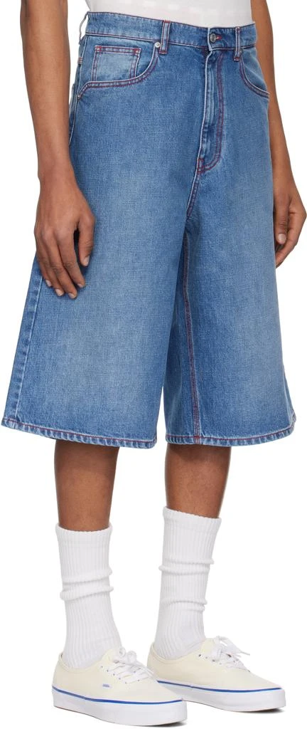 ERL Blue Denim Indiana Skate Shorts 2