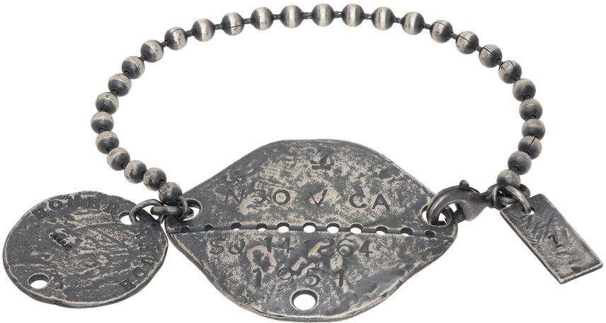 Julius Silver Tag Bracelet