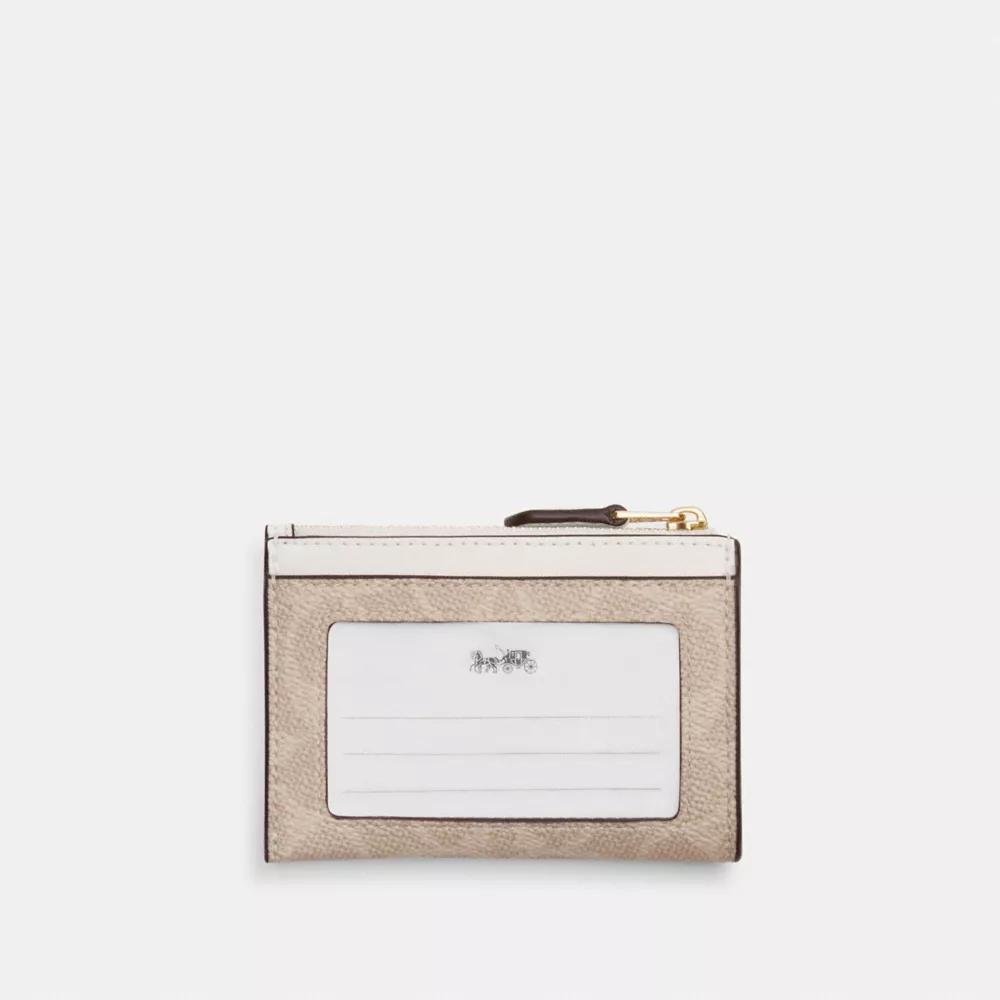 【COACH】Mini Skinny Id Case In Signature Canvas COACH® Outlet | Mini Skinny Id Case In Signature Canvas