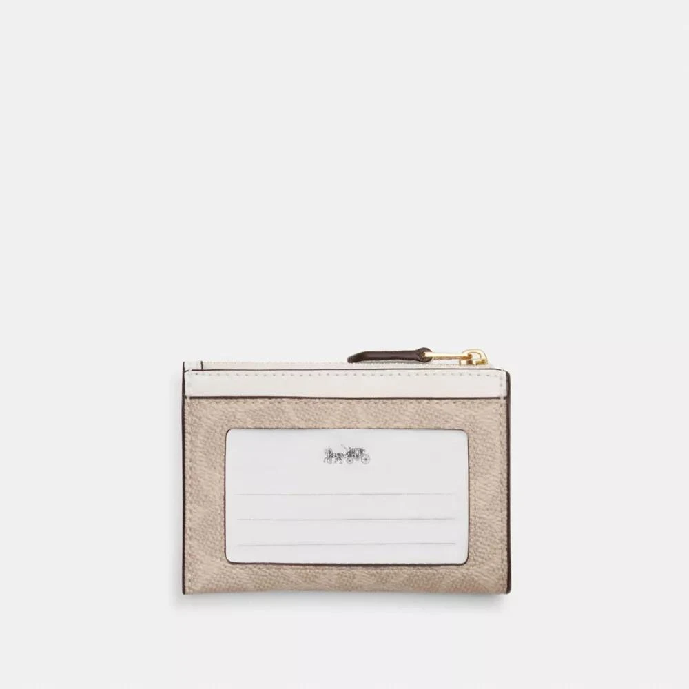 Coach Mini Skinny Id Case In Signature Canvas 2
