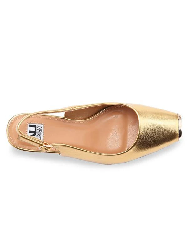 Ninety Union Loraine Curved Heel Slingback Pumps 8