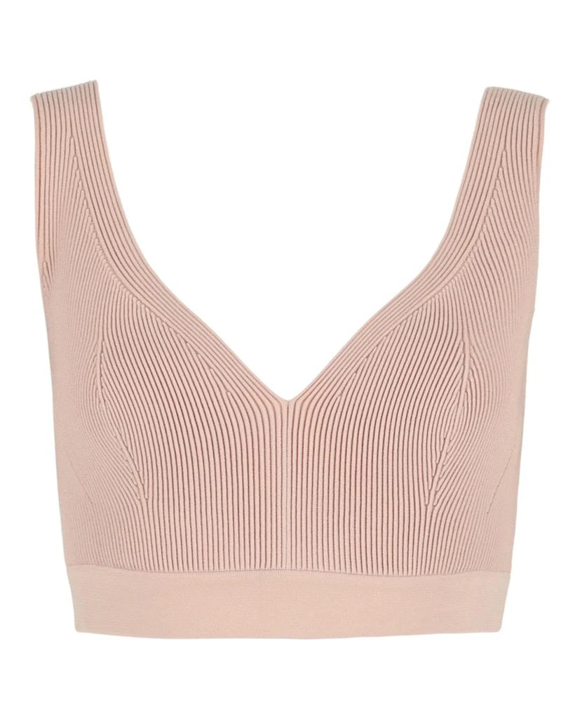 Alexander McQueen Ottoman Knit Bra Top 1