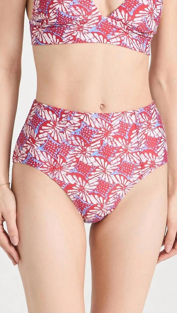 XIRENA Serena Bikini Bottom In Ruby Petal 1