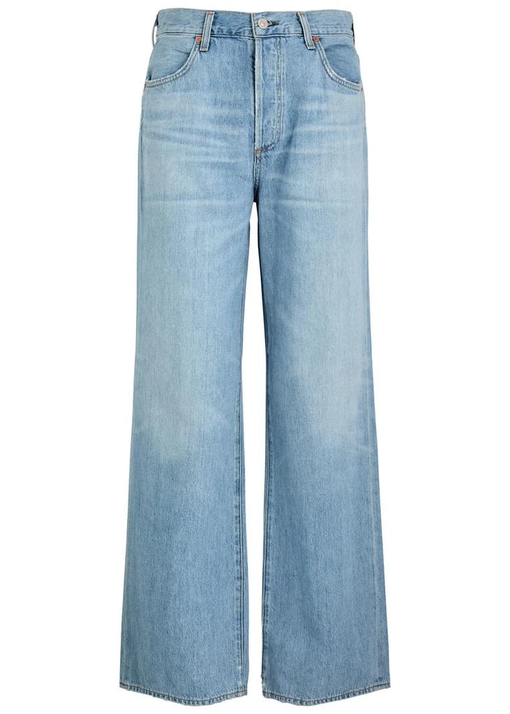 Citizens of Humanity Annina distressed wide-leg jeans 1