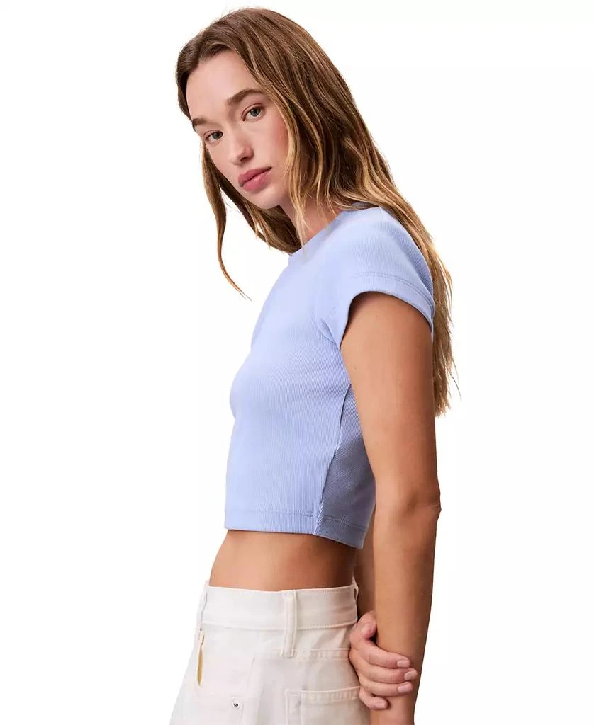 Calvin Klein Women's Monogram Logo Baby T-Shirt 4