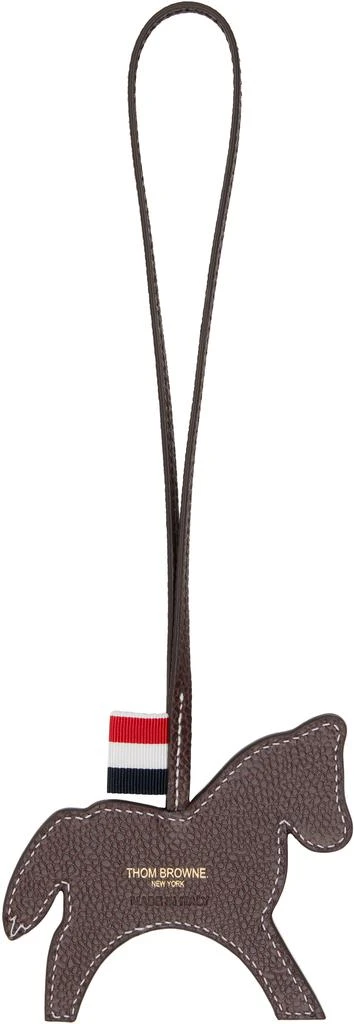 Thom Browne Brown Horse Bag Charm 2