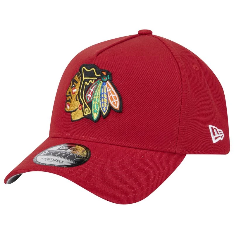 New Era New Era Blackhawks 9Forty A-Frame Primary Cap - Adult 1