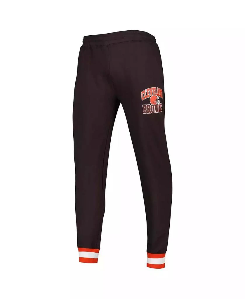 Starter Men's Brown Cleveland Browns Blitz Fleece Jogger Pants 3
