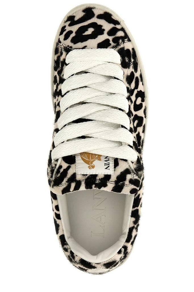 Lanvin Lanvin Curb Lite Leopard-Printed Sneakers 4