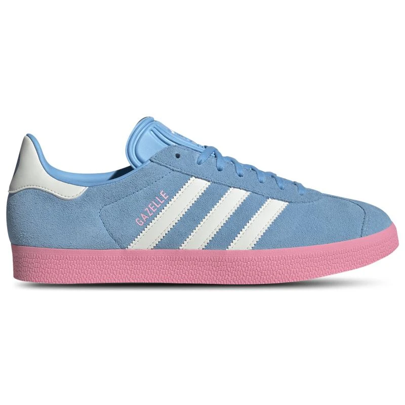 adidas gazelle silver green womens Adidas Original Gazelle 2 J Suede Big Kids' Shoes Blue-Red – Sports Plaza NY main image 0
