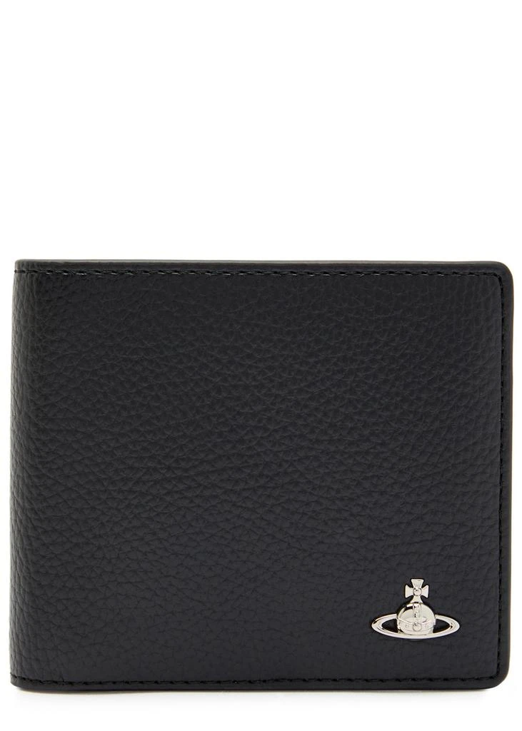 Vivienne Westwood Orb grained leather wallet
