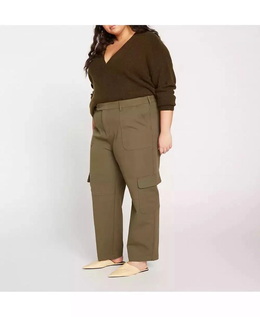 Universal Standard Women
s Karlee Stretch Cotton Twill Cargo Pants 4