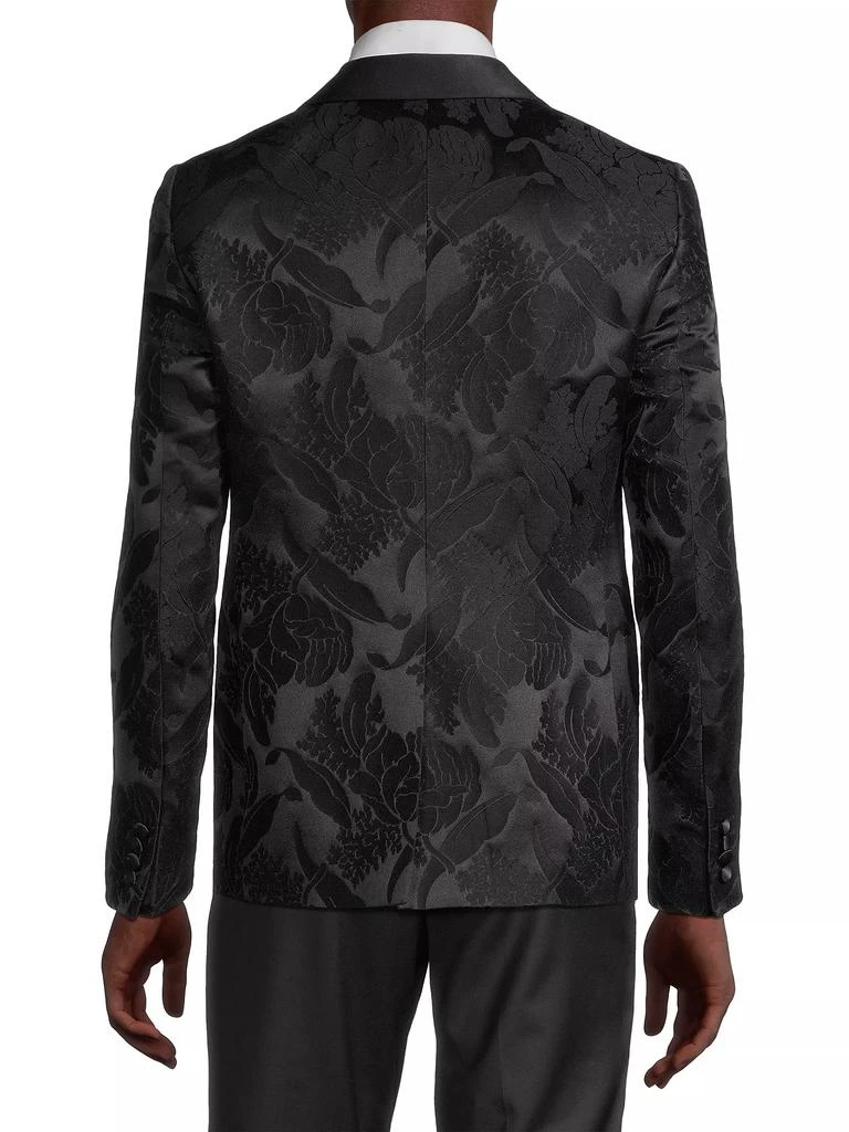 PAL ZILERI Cerimonia Brocade Floral Single-Breasted Dinner Jacket 5