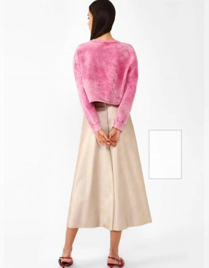 DIXIE Dixie - Faux Leather Midi Skirt 3