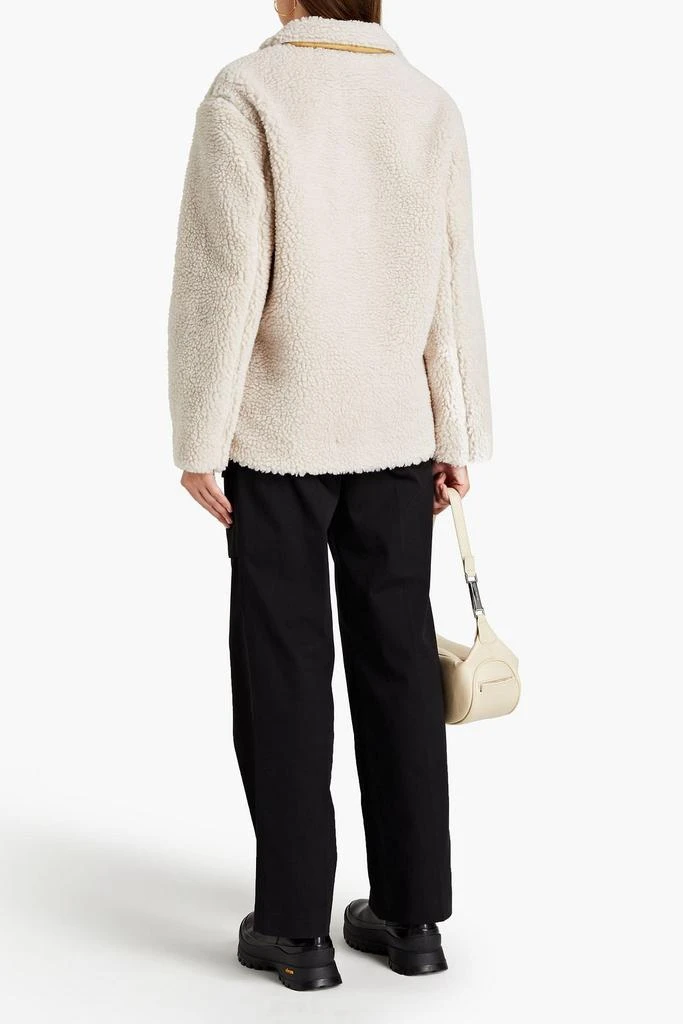 RAG & BONE Elliot shell-trimmed fleece jacket 3