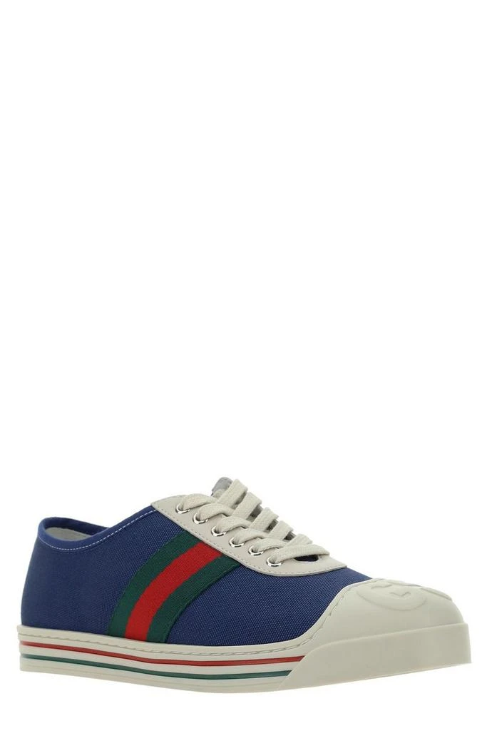 Gucci Gucci Kids Round Toe Lace-Up Sneakers 2