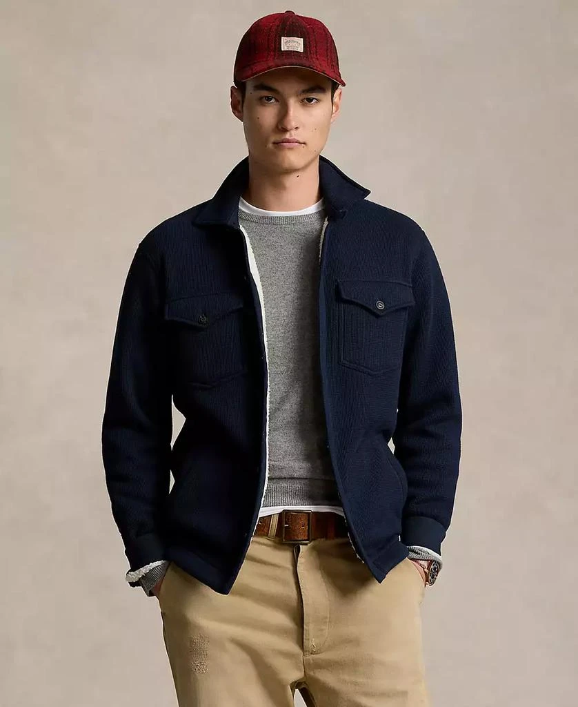 Ralph Lauren Men's Waffle-Knit Shirt Jacket 1