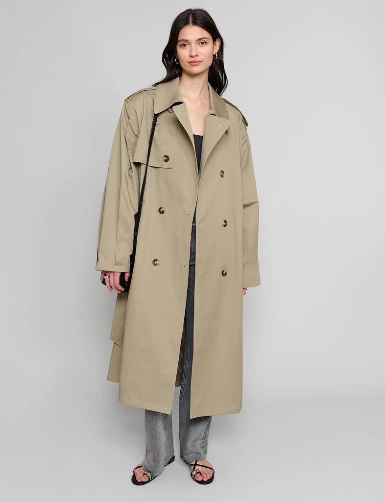 Pixie Market Oversized Padded Trench Coat 6