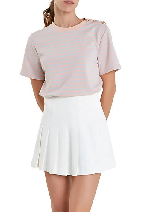 English Factory Factory Striped Jersey T Shirt 1