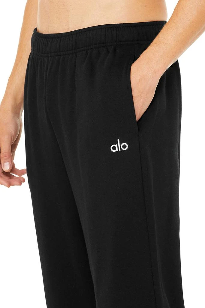 Alo Accolade Straight Leg Sweatpant - Black 4