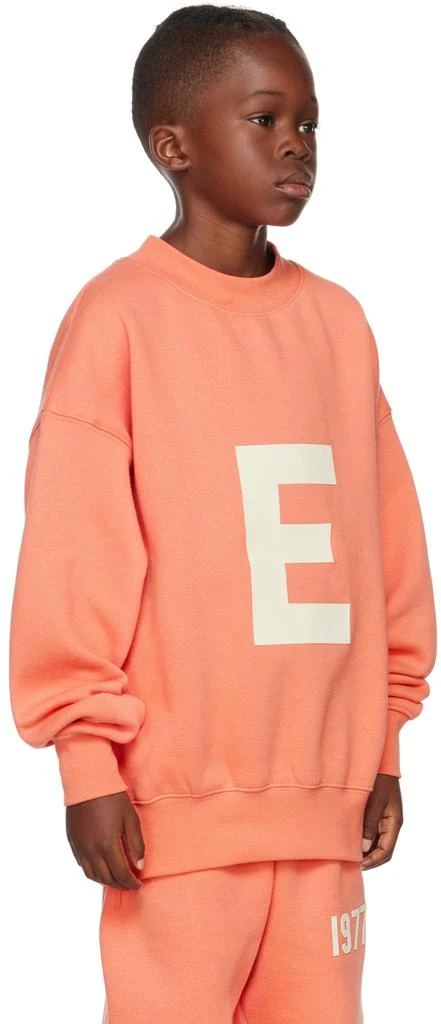 Essentials Kids Pink Logo Sweatshirt 2