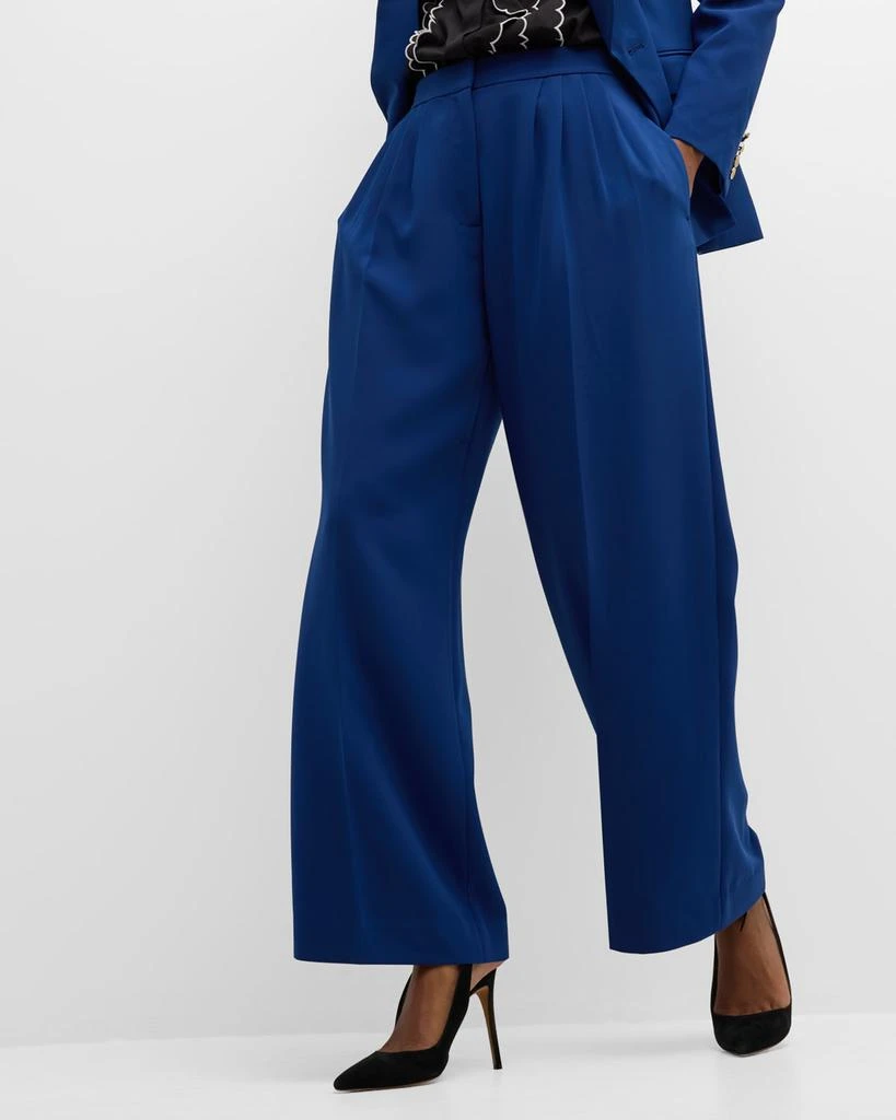 Elie Tahari The Rita Pleated Straight-Leg Pants 7