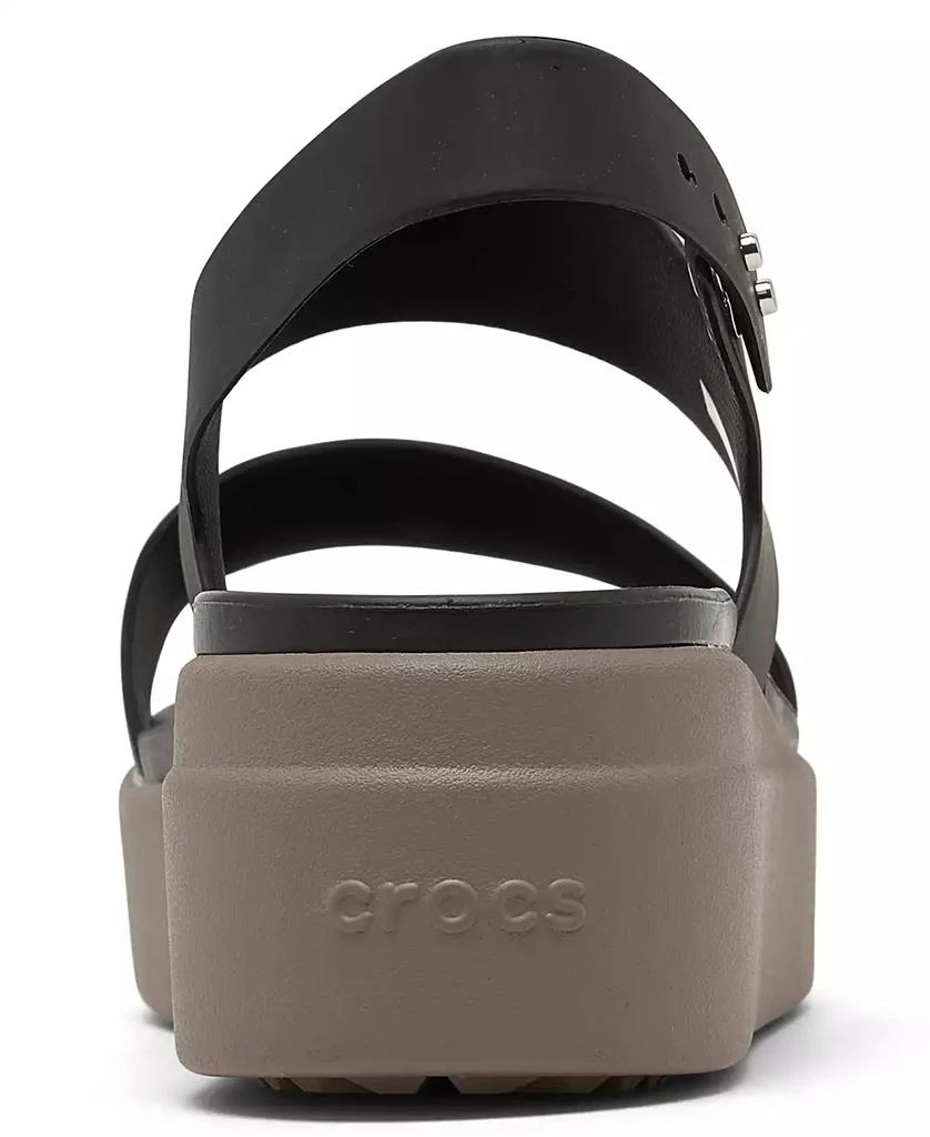 Crocs Women's Brooklyn Low Wedge Sandals from Finish Line 4