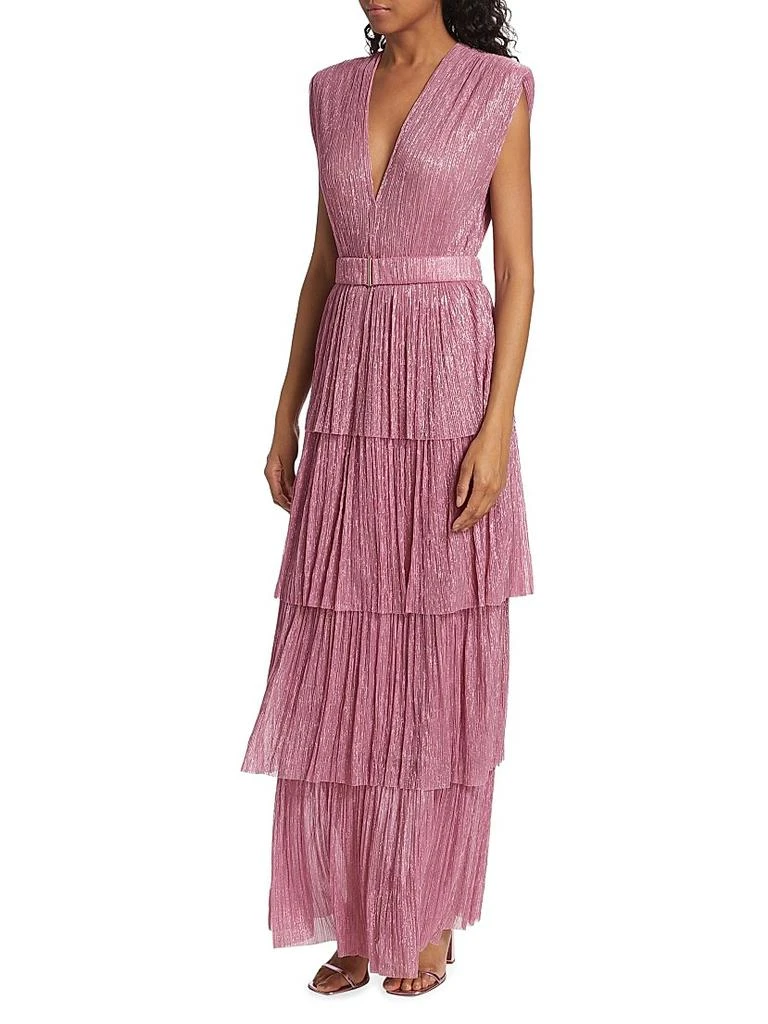Shop Skylar Tiered Belted Metallic Gown on Sale at BeyondStyle  Get Lowest  price in three month Skylar Tiered Belted Metallic Gown with Limited-Time  Flash Deals, Exclusive Discounts, and Special Offers. Enjoy