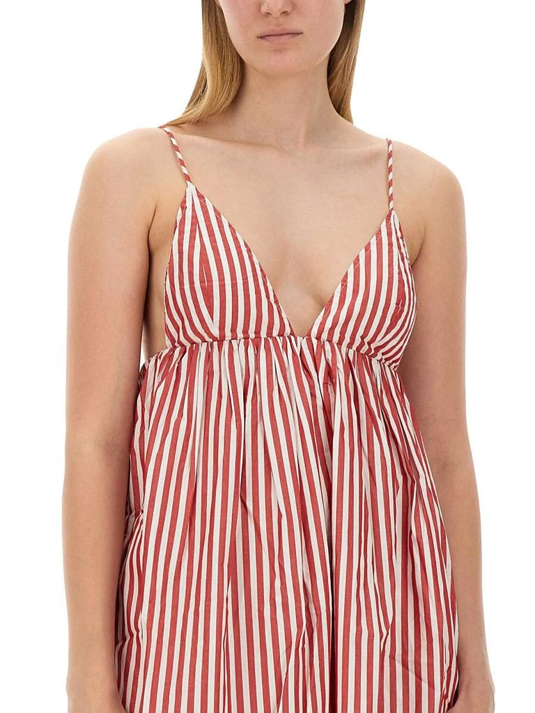 Ganni Ganni Striped Midi Dress 8