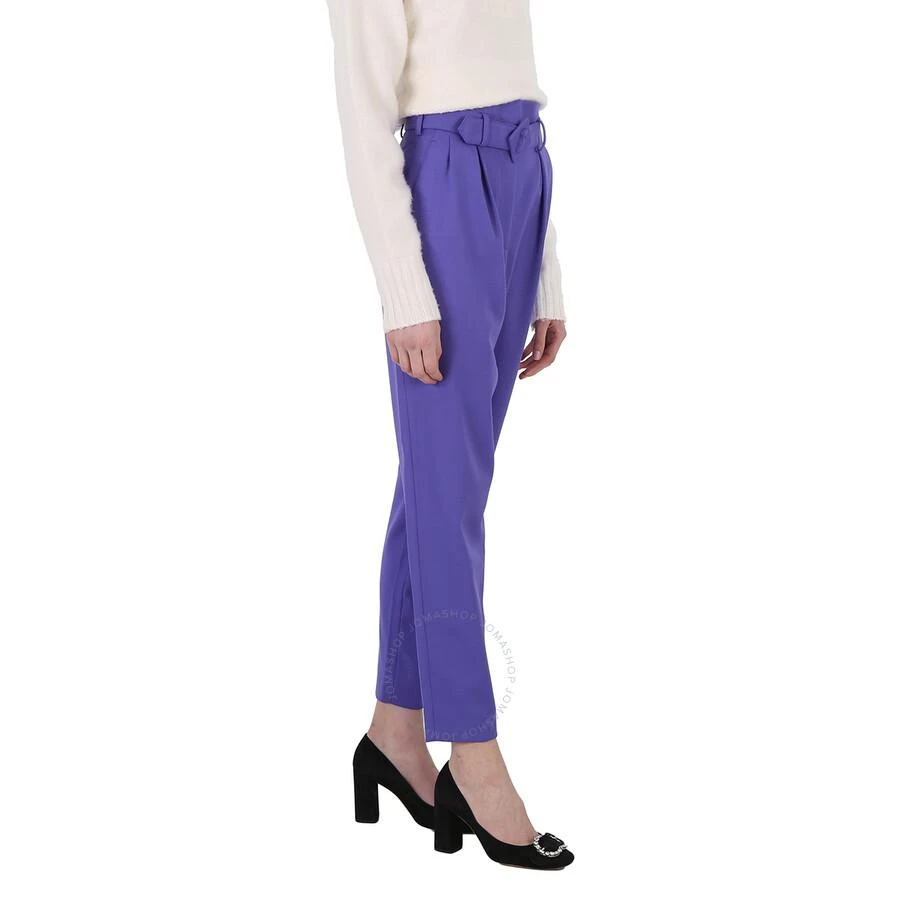Moschino Ladies Purple Straight Leg Trousers 2