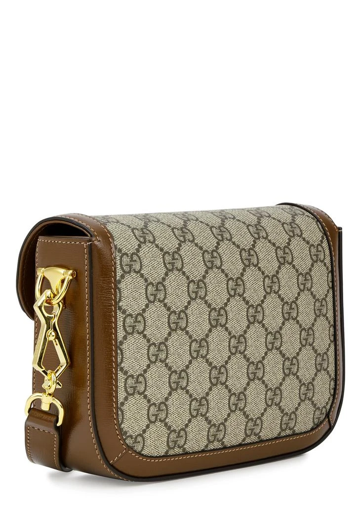Gucci Horsebit 1955 mini monogrammed saddle bag 2