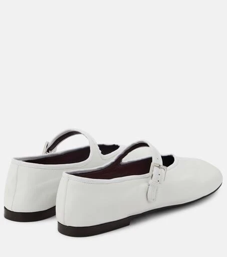 The Row Leather Mary Jane ballet flats 2