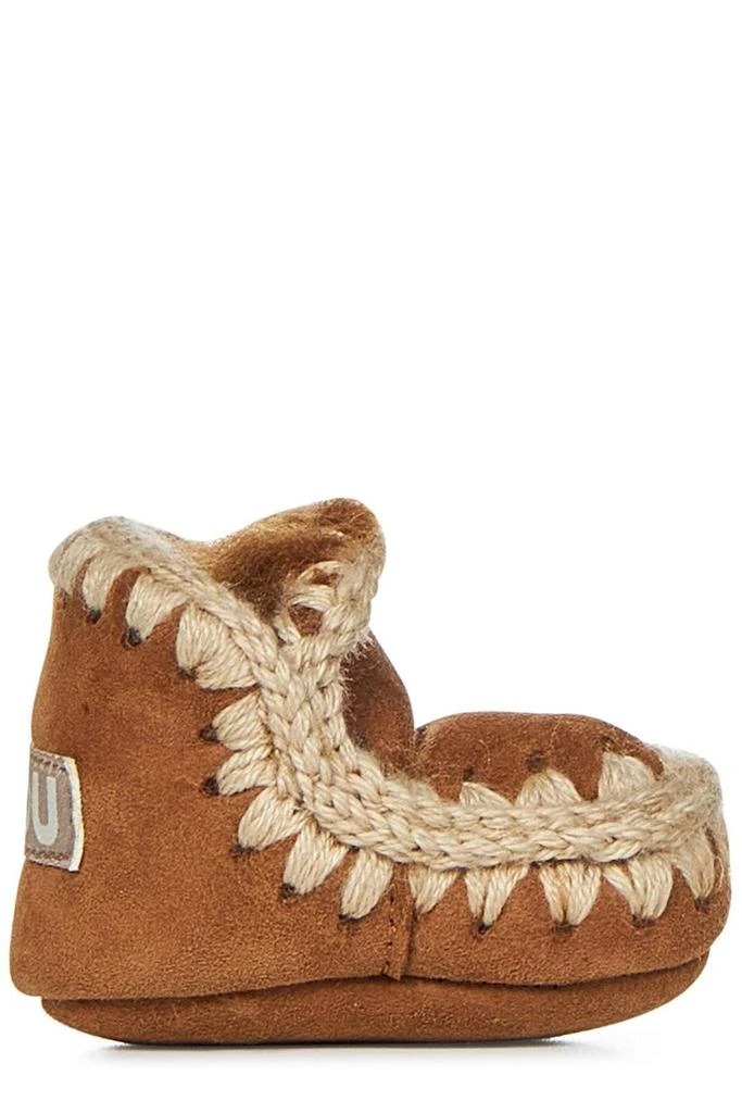Mou Kids Mou Kids	Eskimo Logo Patch Ankle Boots