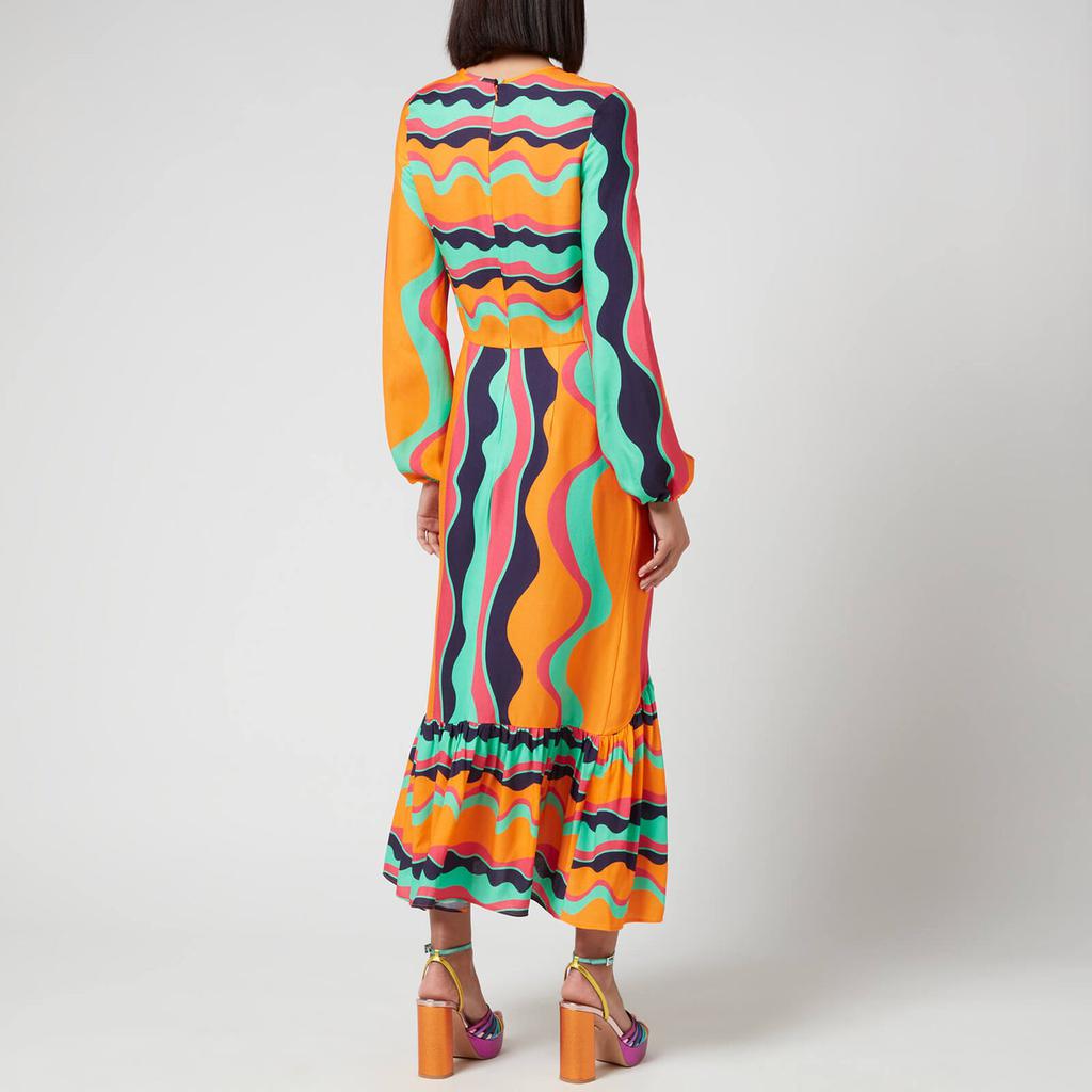 The Hut Never Fully Dressed Women's Curved Wave Sierra Dress - Multi