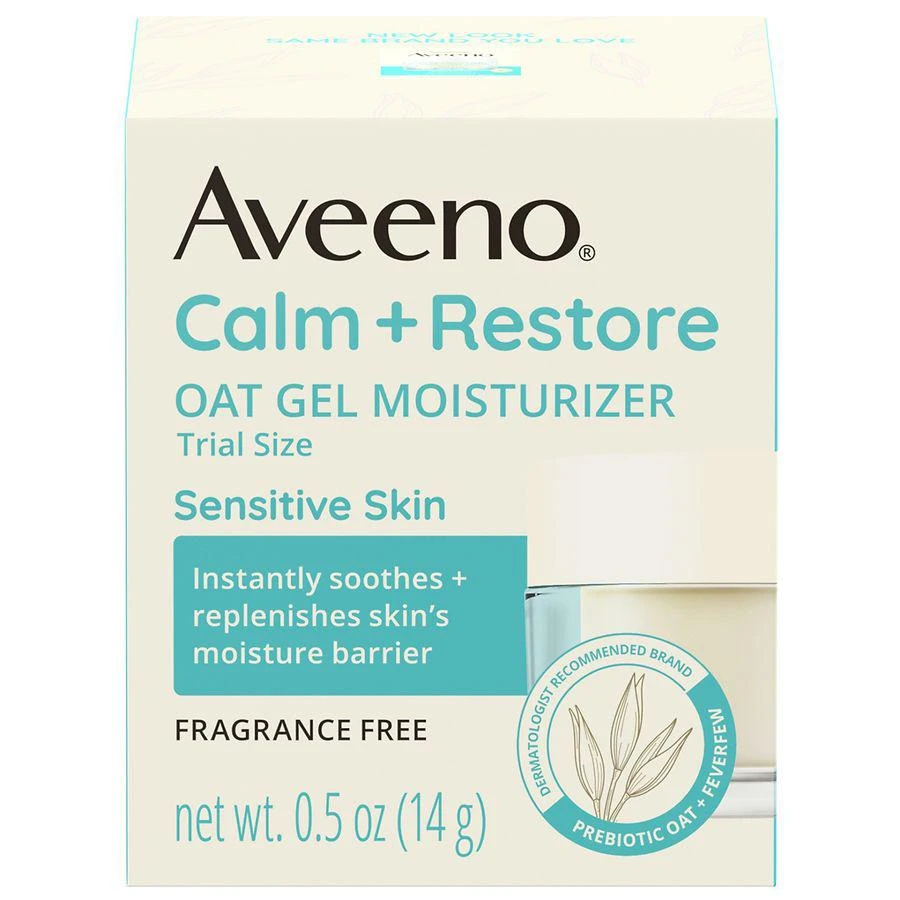 Aveeno Calm + Restore Oat Gel Face Moisturizer, Sensitive Skin 3