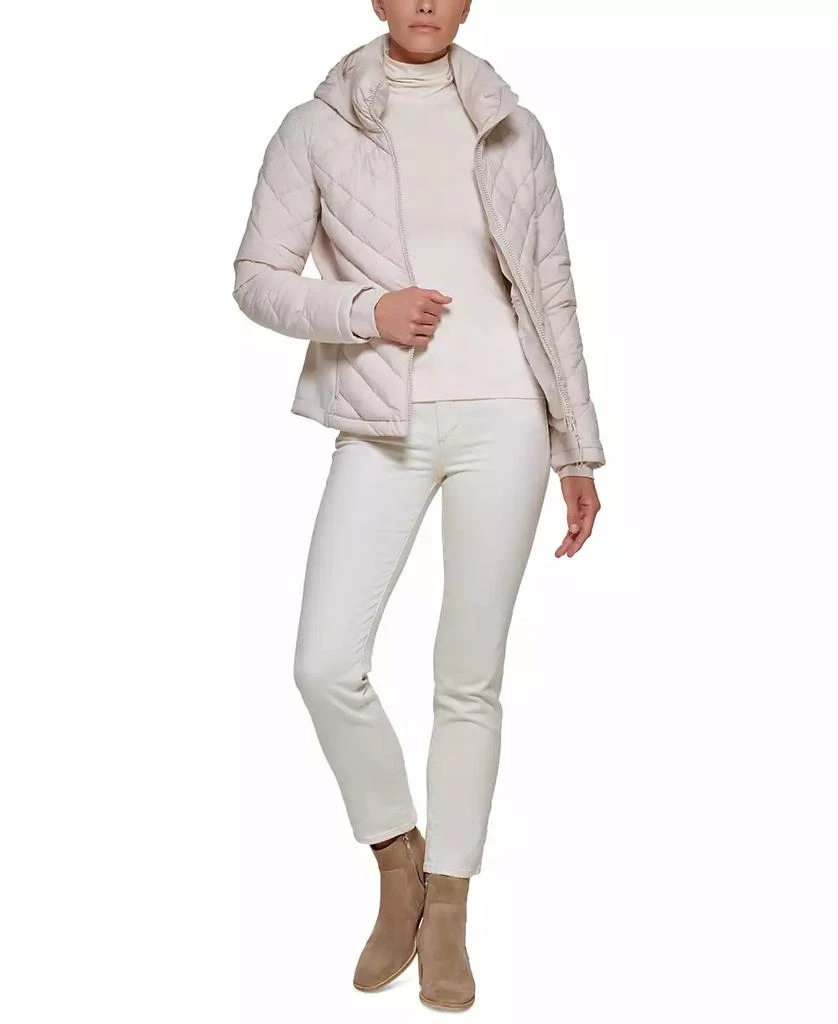 Calvin Klein Womens Side-Panel Hooded Packable Puffer Coat, Created for Macys 5