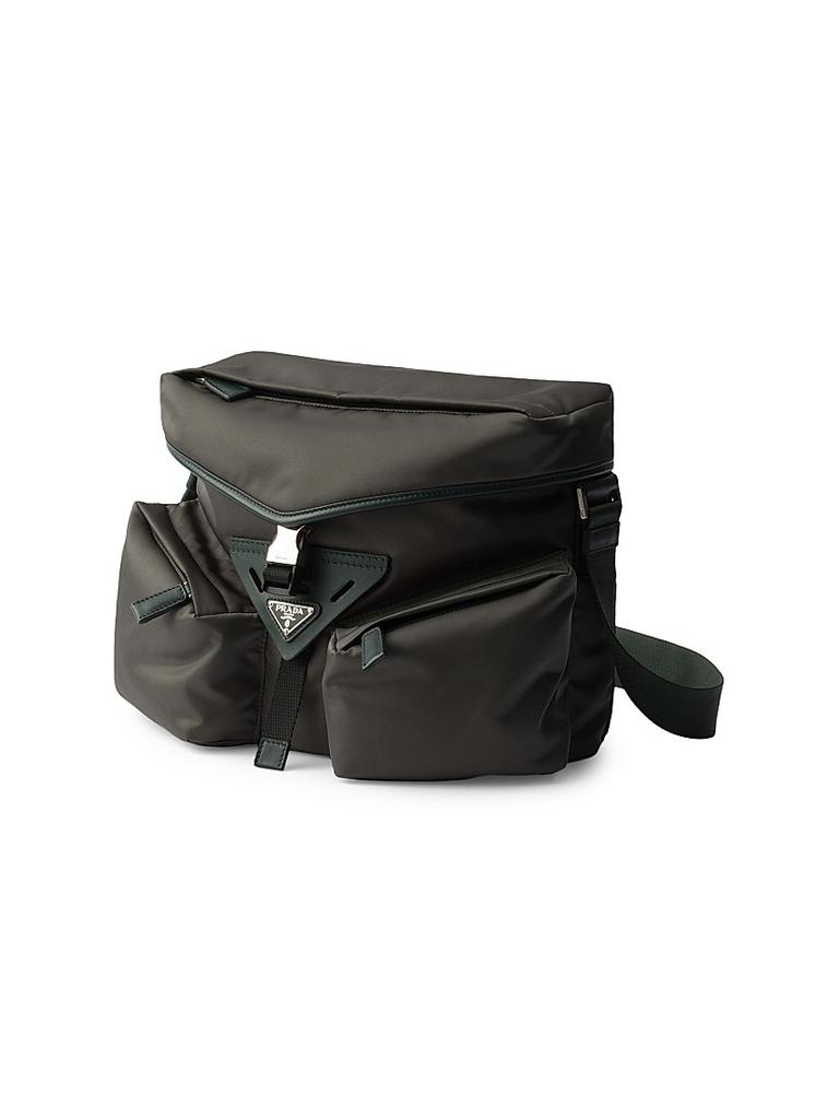 Prada Re-Nylon and Leather Shoulder Bag