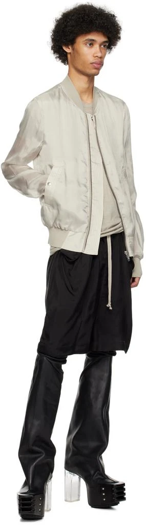 Rick Owens Off-White Flight Bomber Jacket 4