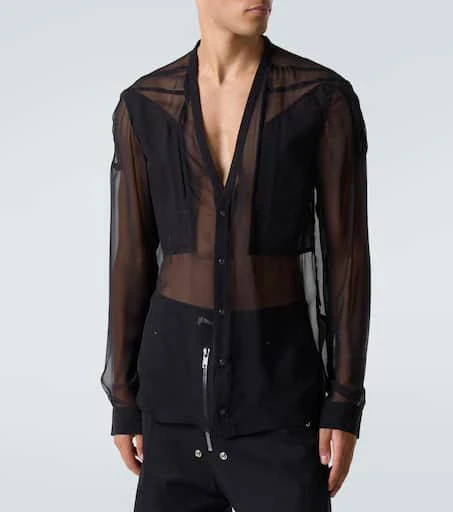 Rick Owens Sheer silk shirt 3