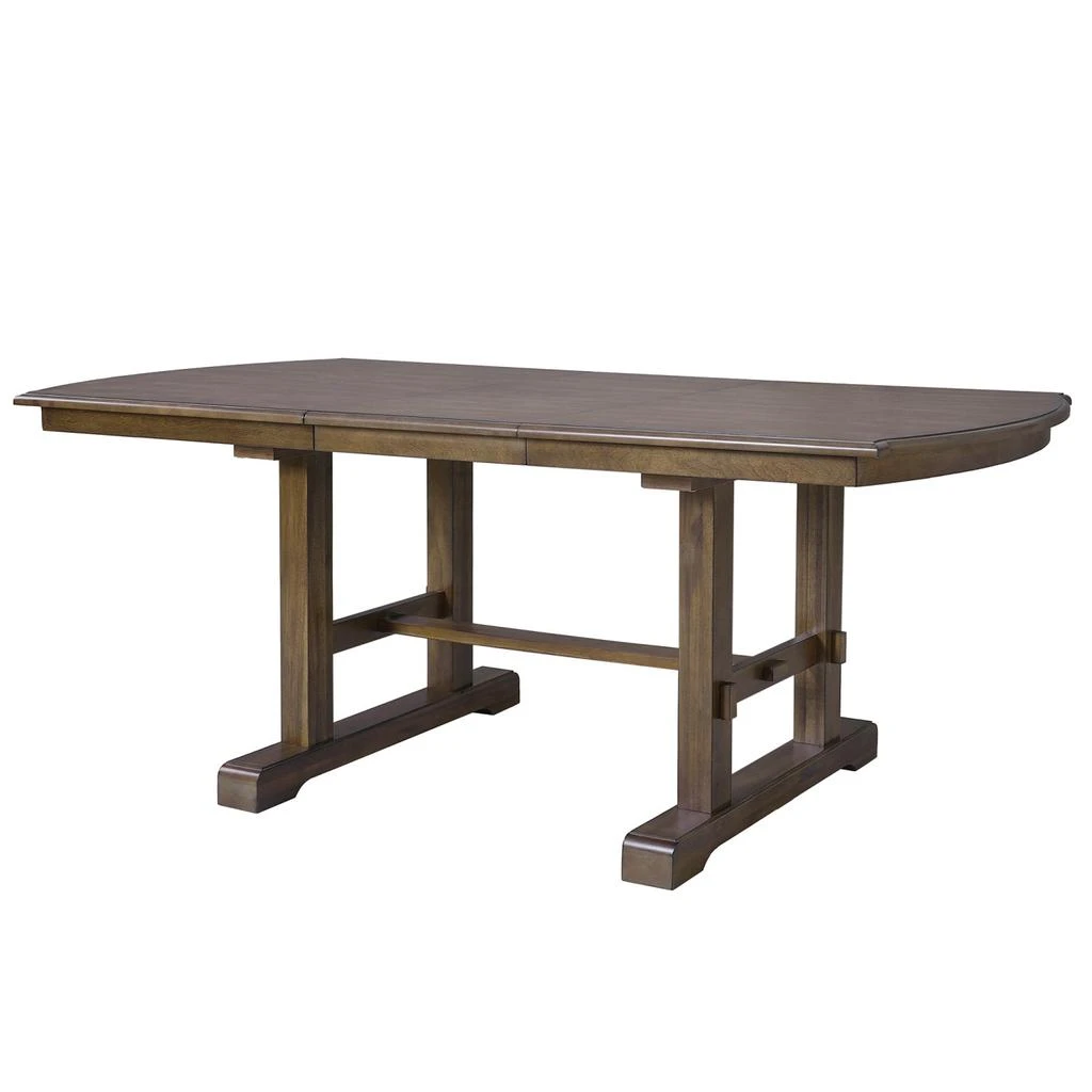 Streamdale Furniture Streamdale 60-78" Extendable Farmhouse Dining Table 3