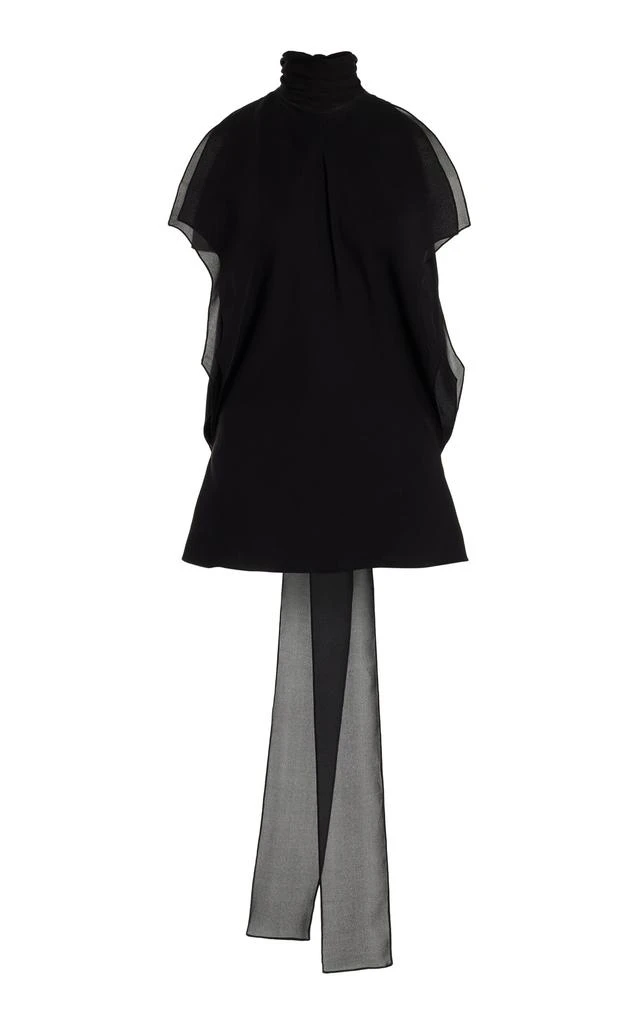 Brandon Maxwell Brandon Maxwell - The Ilana Layered Silk Top - Black - US 6 - Moda Operandi 1