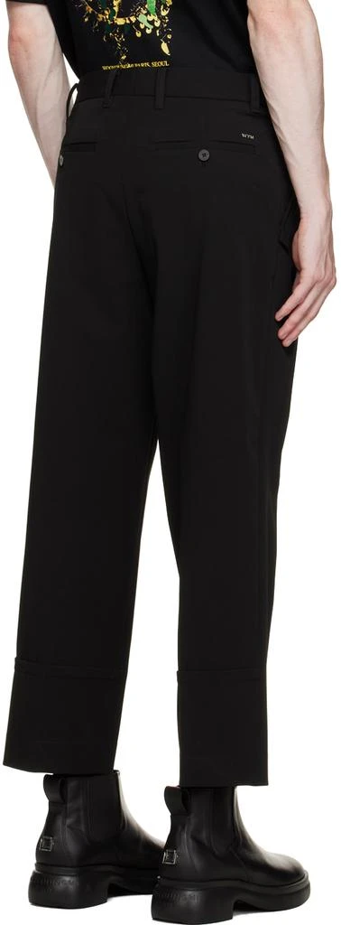 Wooyoungmi Black Turn-Up Trousers 3